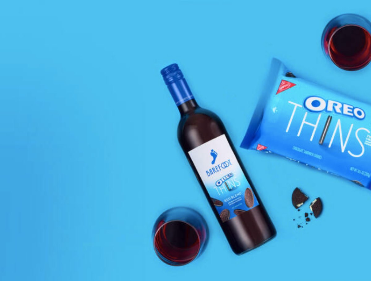 「OREO×Barefoot」聯名紅酒!獨特奶油味超搭巧克力,這次不泡牛奶改泡酒|OREO、Barefoot、red wine、聯名、紅酒| 酒酒窩